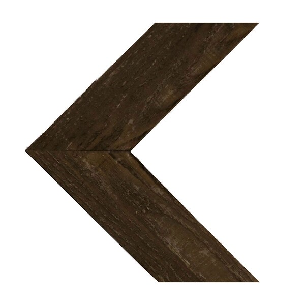 Ekena Millwork 11"W x 12"H x 3/4"D Vintage Farmhouse 3 1/2" Chevron, Barnwood Decor Collection, Pebble Grey DECR11X12X075CHVPG - main